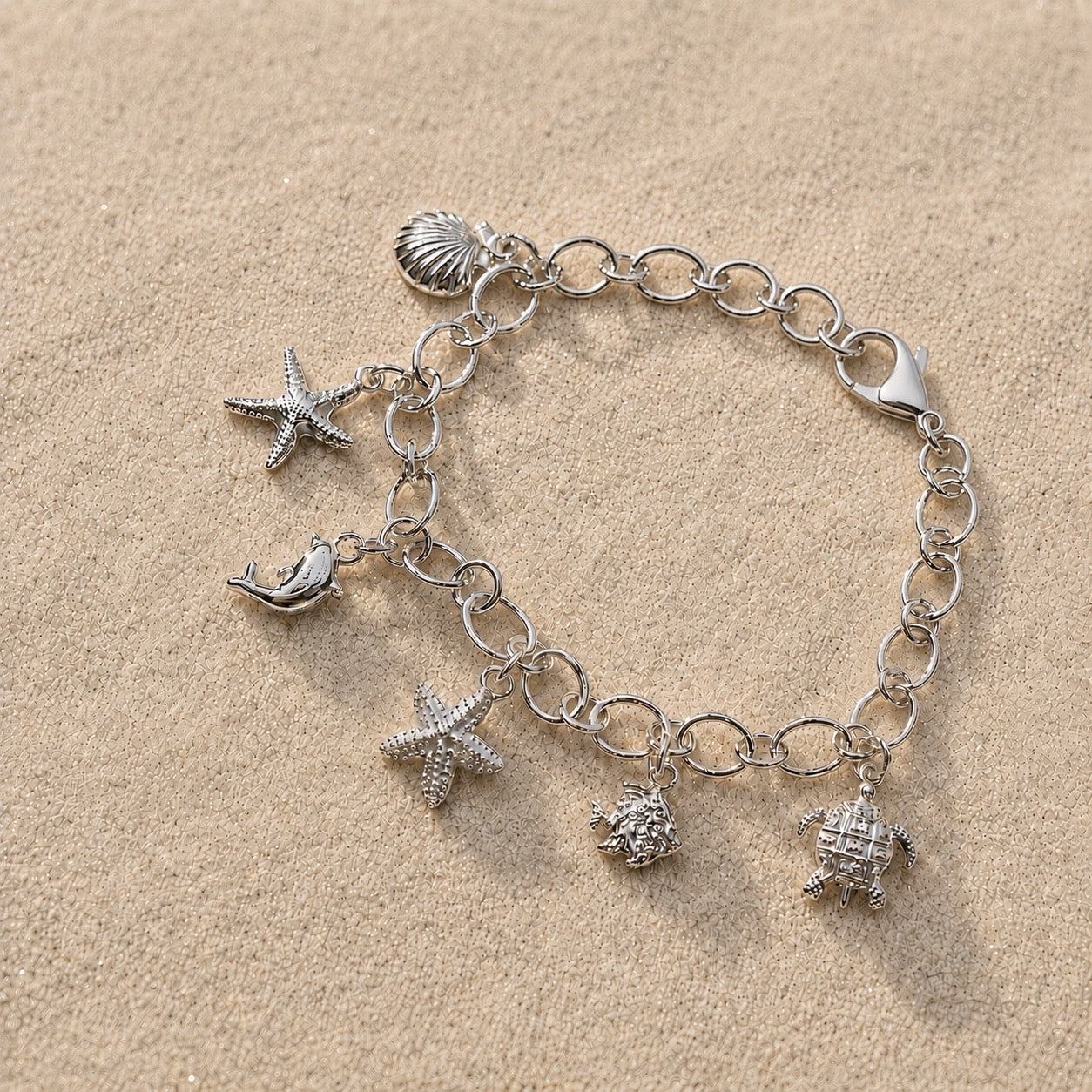 Pulsera de Plata 950 Tesoros del Mar