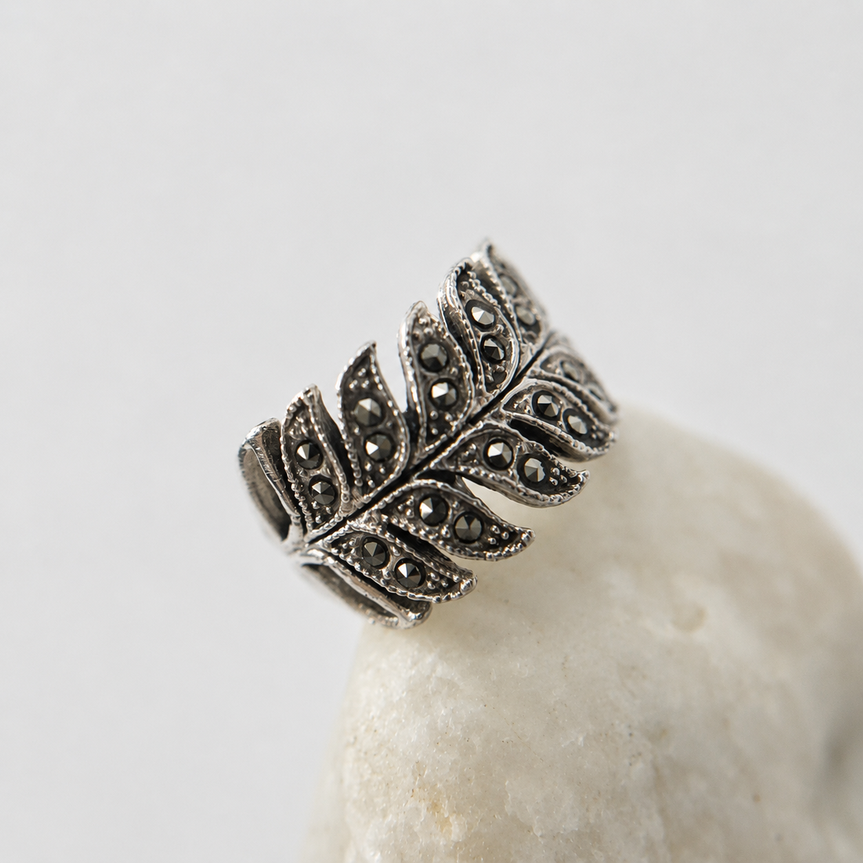 Anillo Espiga Pirita