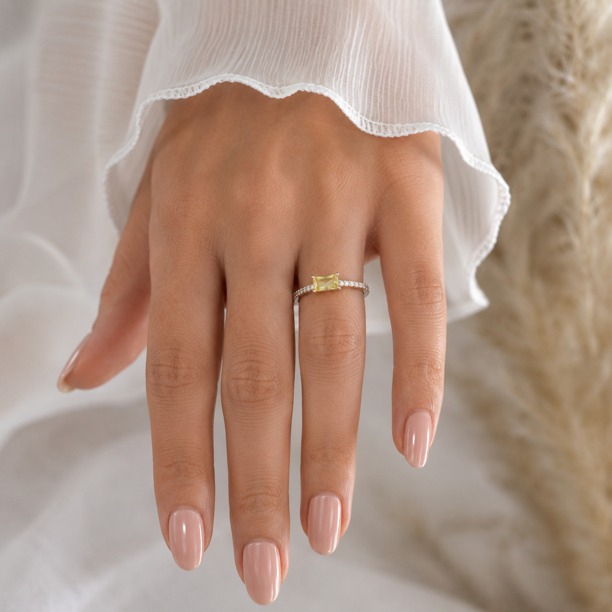 Anillo Golden Baguette