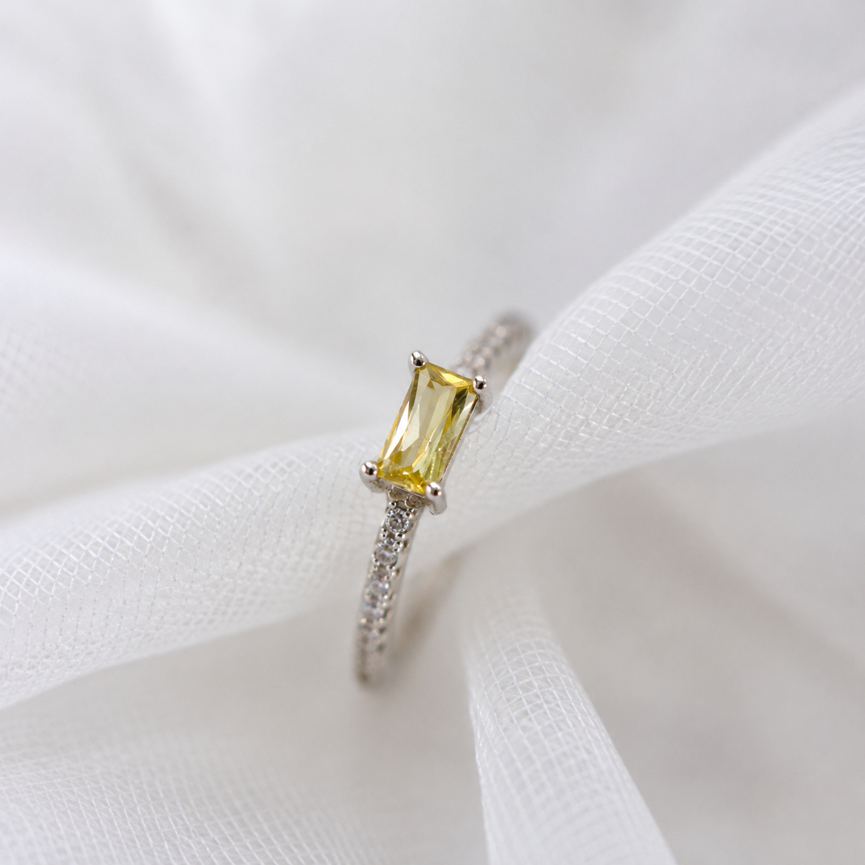 Anillo Golden Baguette