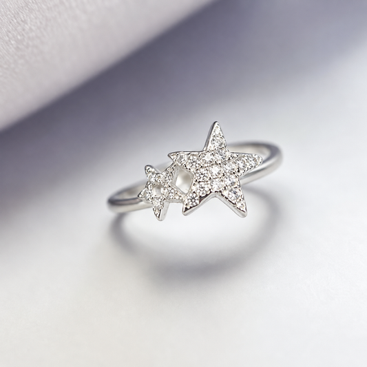 Anillo Duo Astral de Plata 950