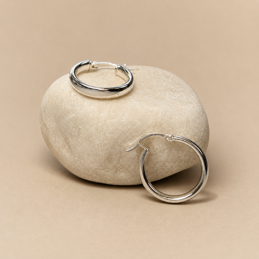 Argollas de Plata 950 Basic