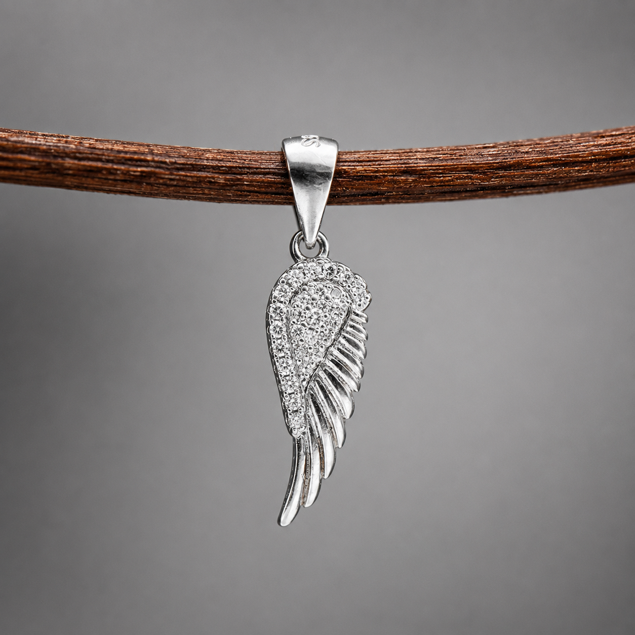 Colgante Ala de Angel en Plata 950