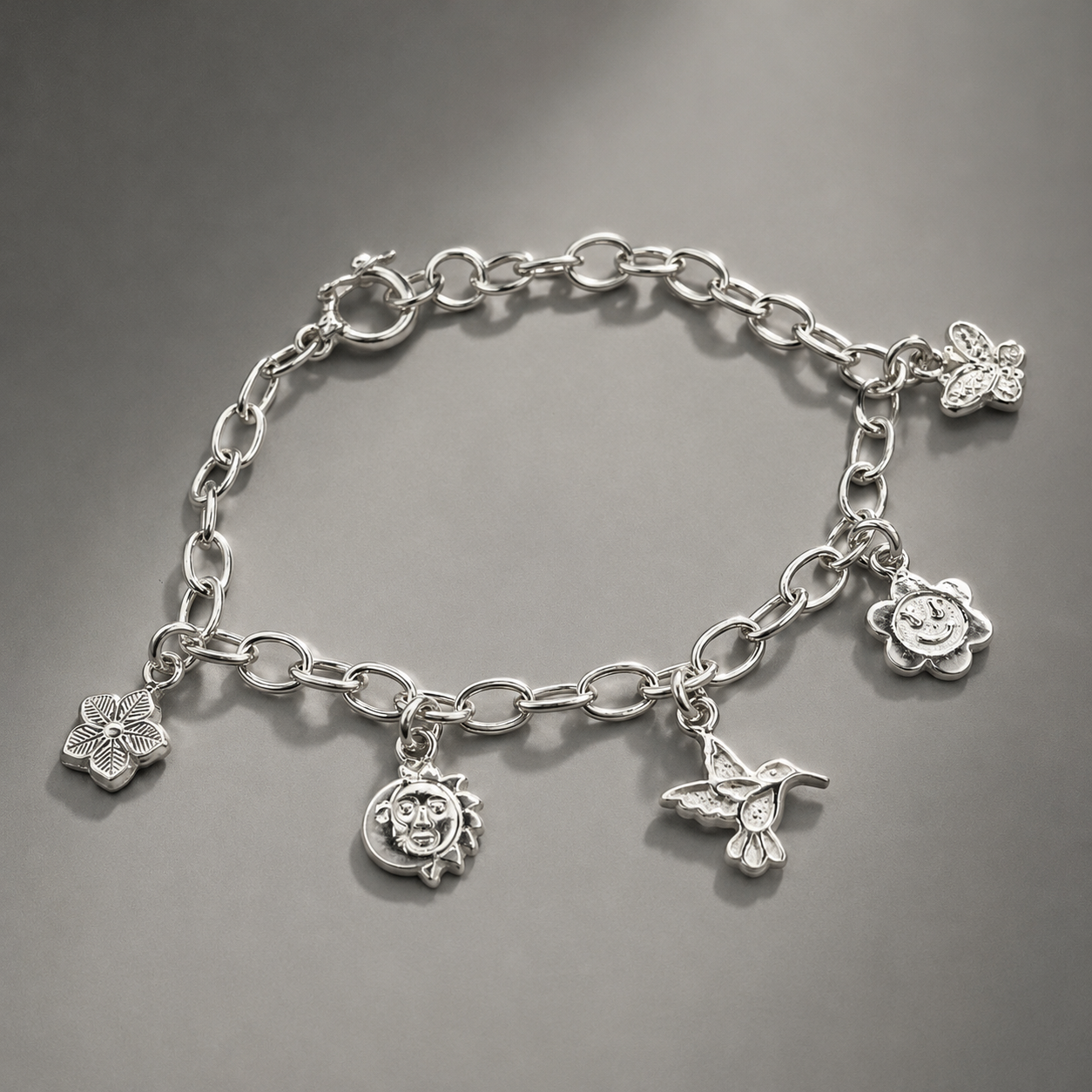Pulsera de Plata 950 Jardin del Alma