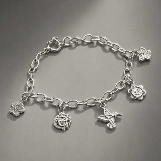 Pulsera de Plata 950 Jardin del Alma