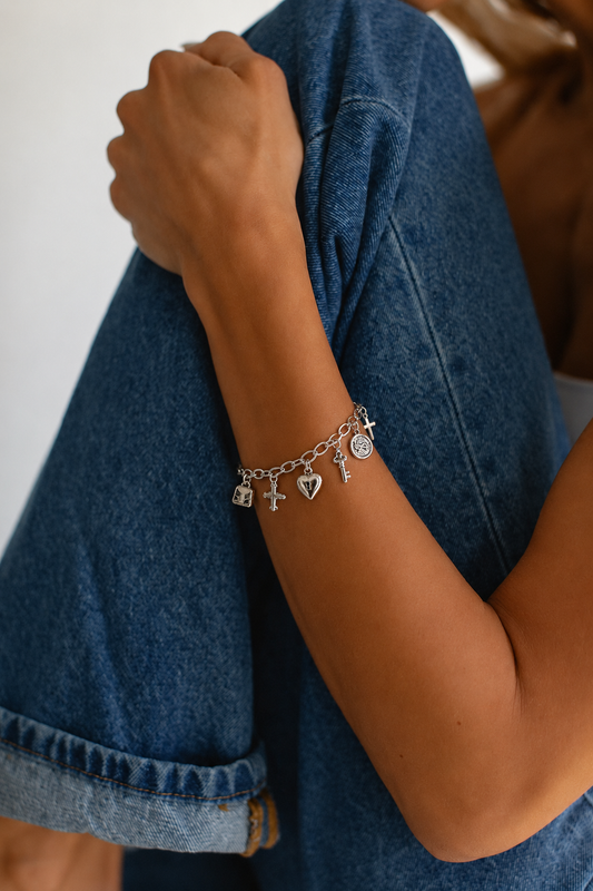 Pulsera  Señales del Universo de Plata 950